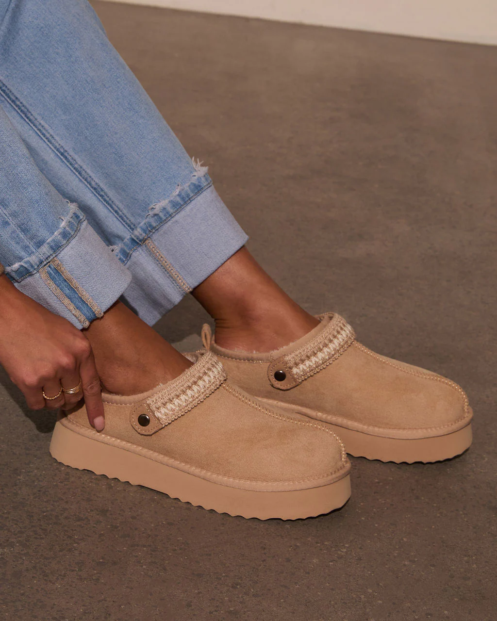 Selena Platform Slippers