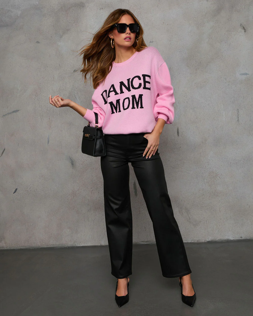 Dance Mom Knit Pullover Sweater