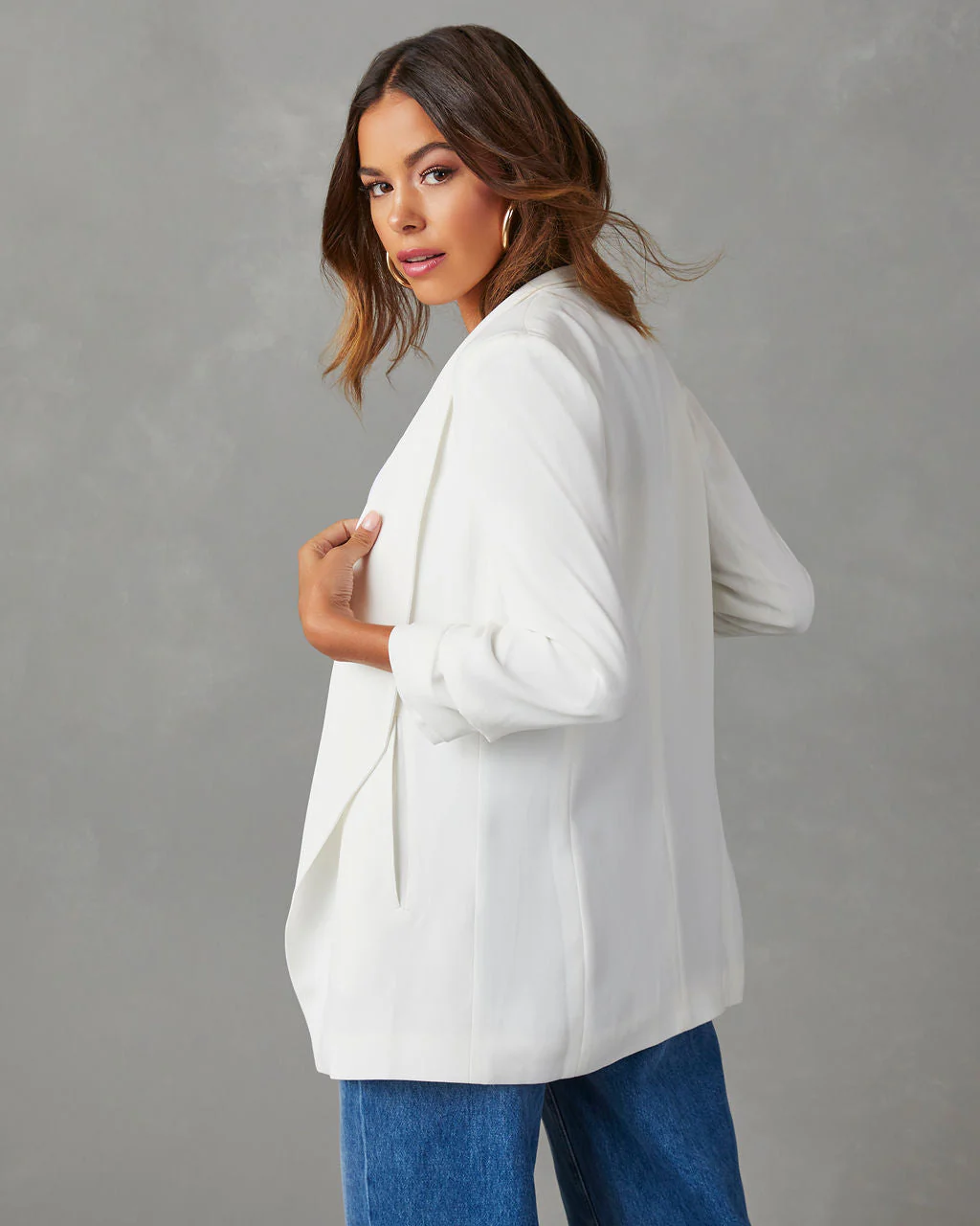 Uptown Girl Pocketed Blazer