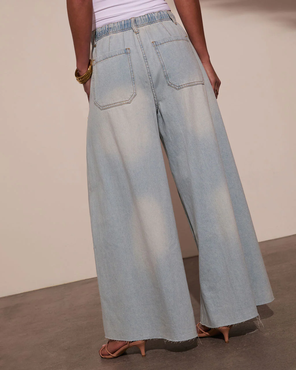 Reid Drawstring Waist Tie Jeans