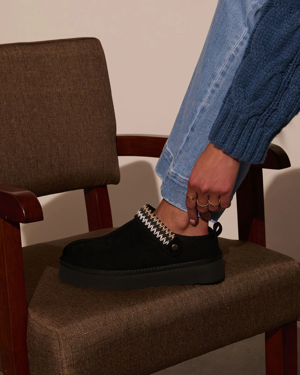 Selena Platform Slippers