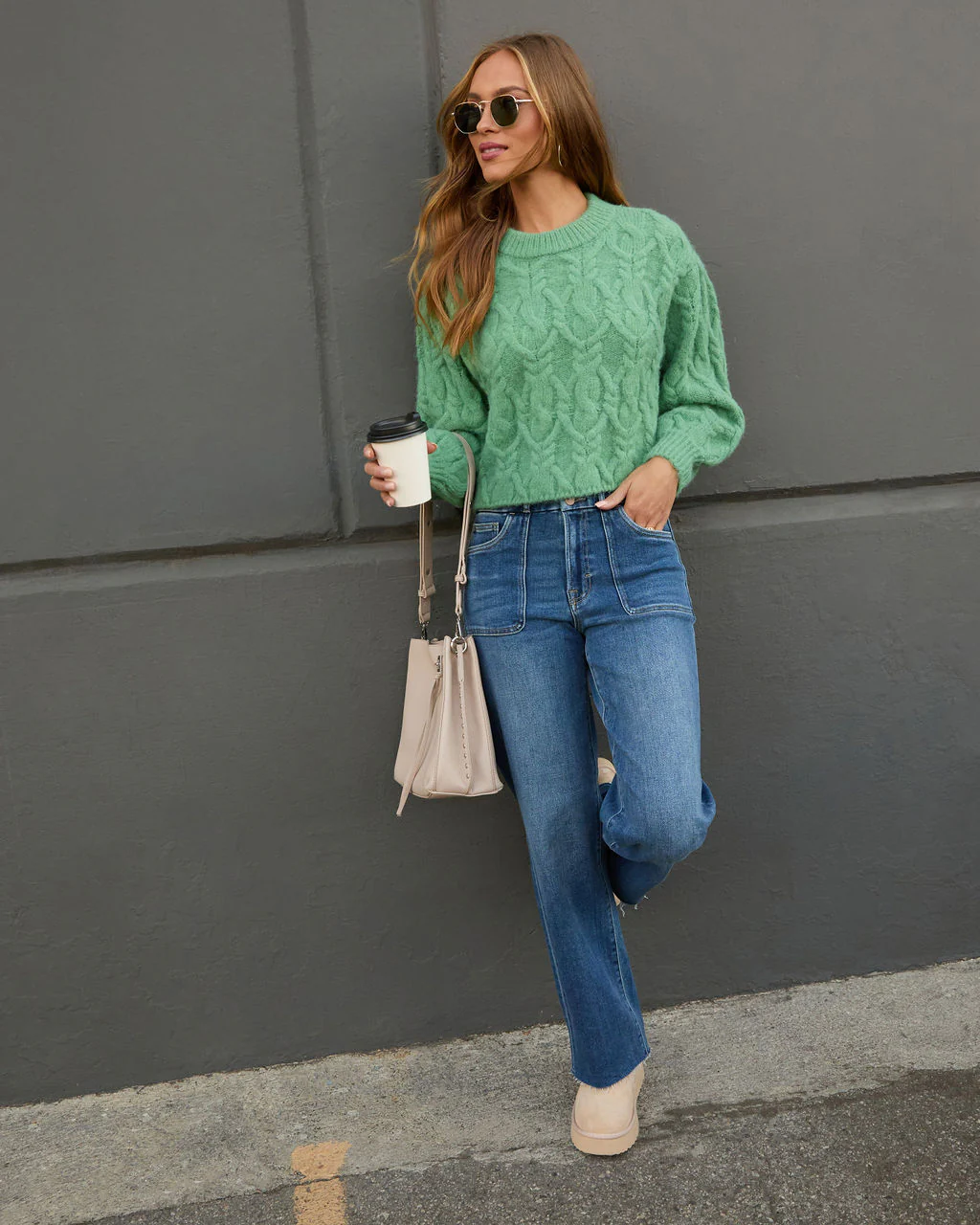 Siarah Cable Knit Sweater