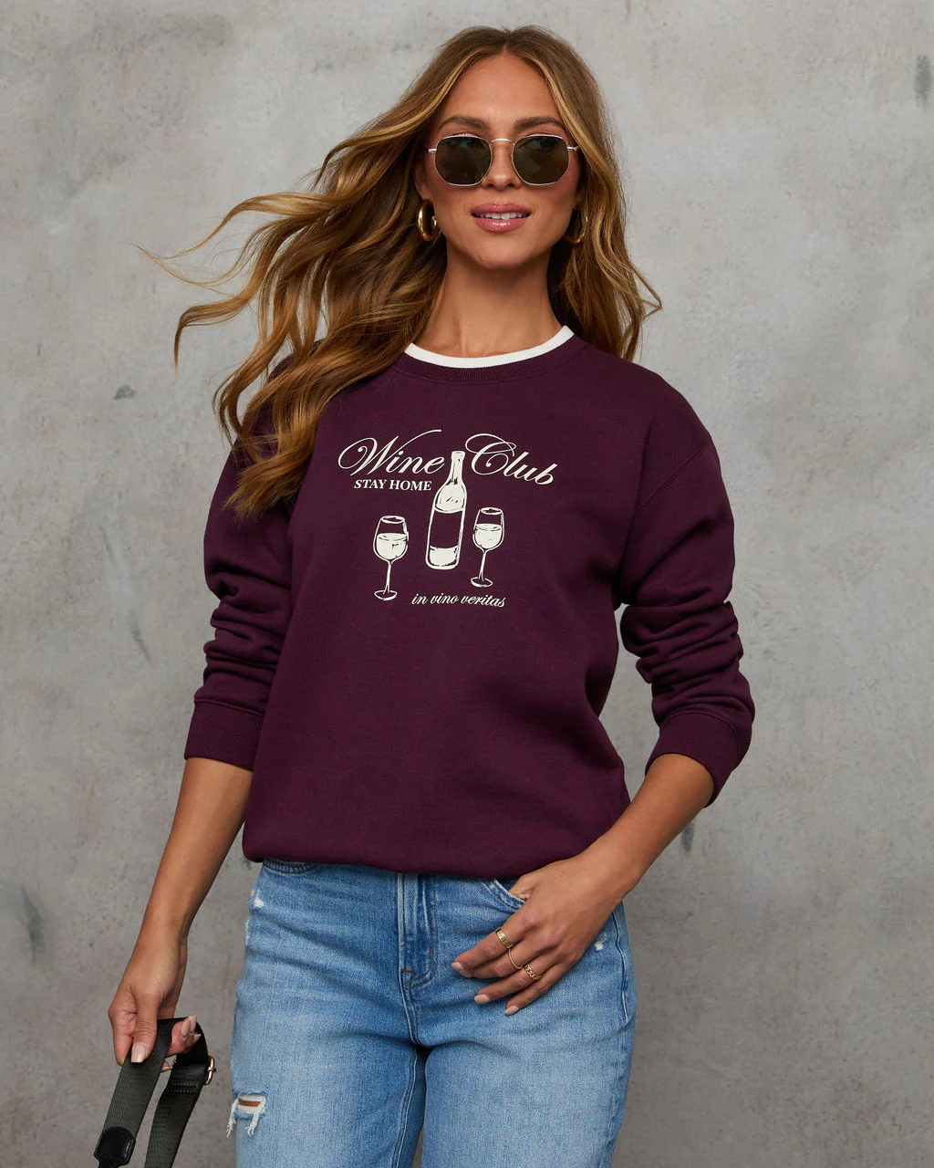 Wine Club Graphic Sweatshirt