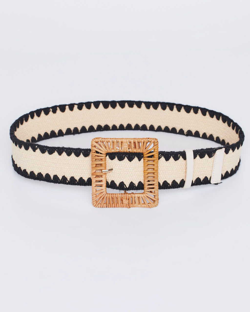 Rubin Square Tonal Straw Belt