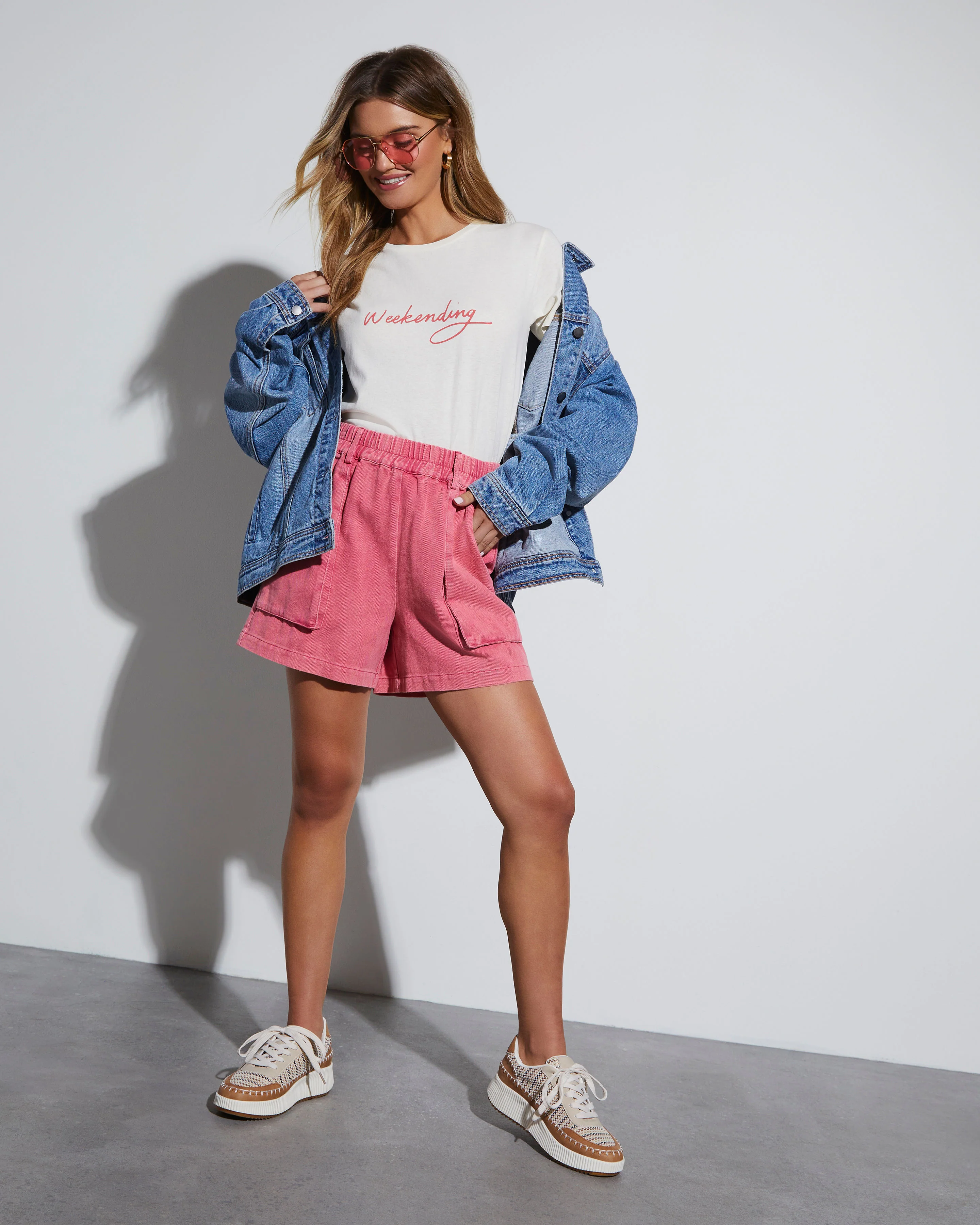 Janessa High Rise Pocketed Shorts