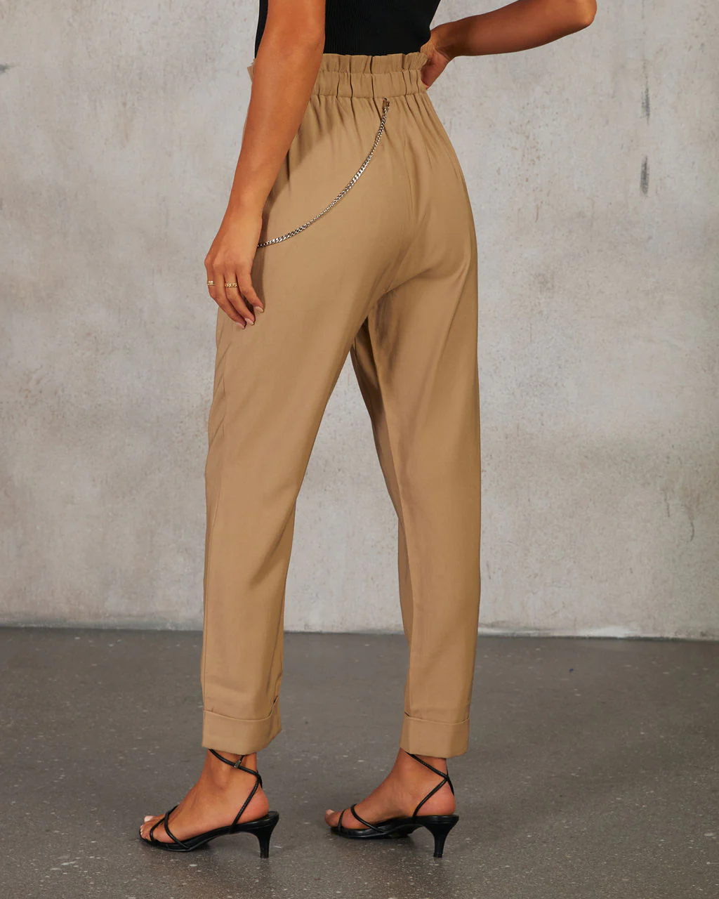 Double Take High Rise Cropped Trouser
