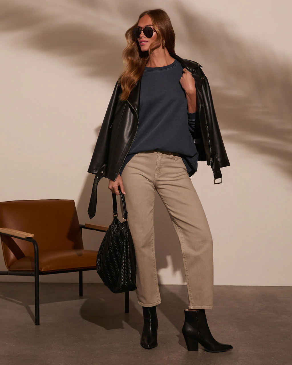 Shelby Mid Rise Barrel Jeans