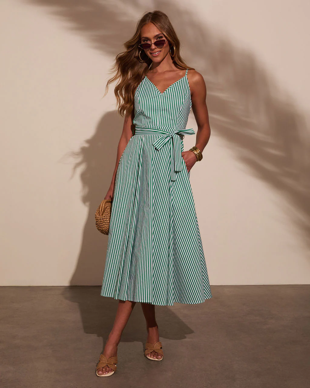 Lilliana Fit And Flare Midi Dress