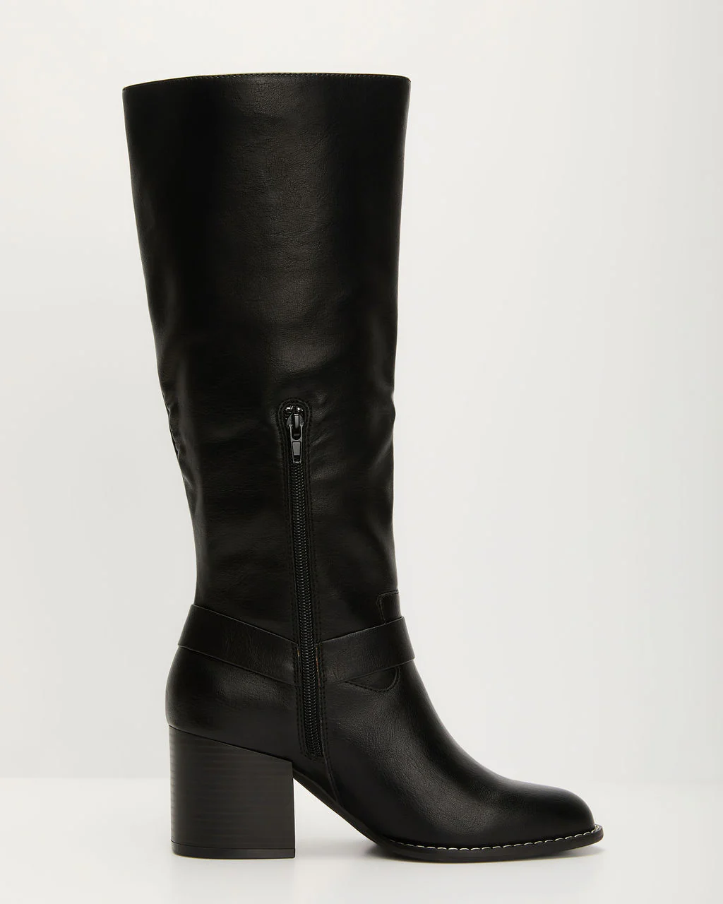 Scenic Route Western Buckle Knee High Boots
