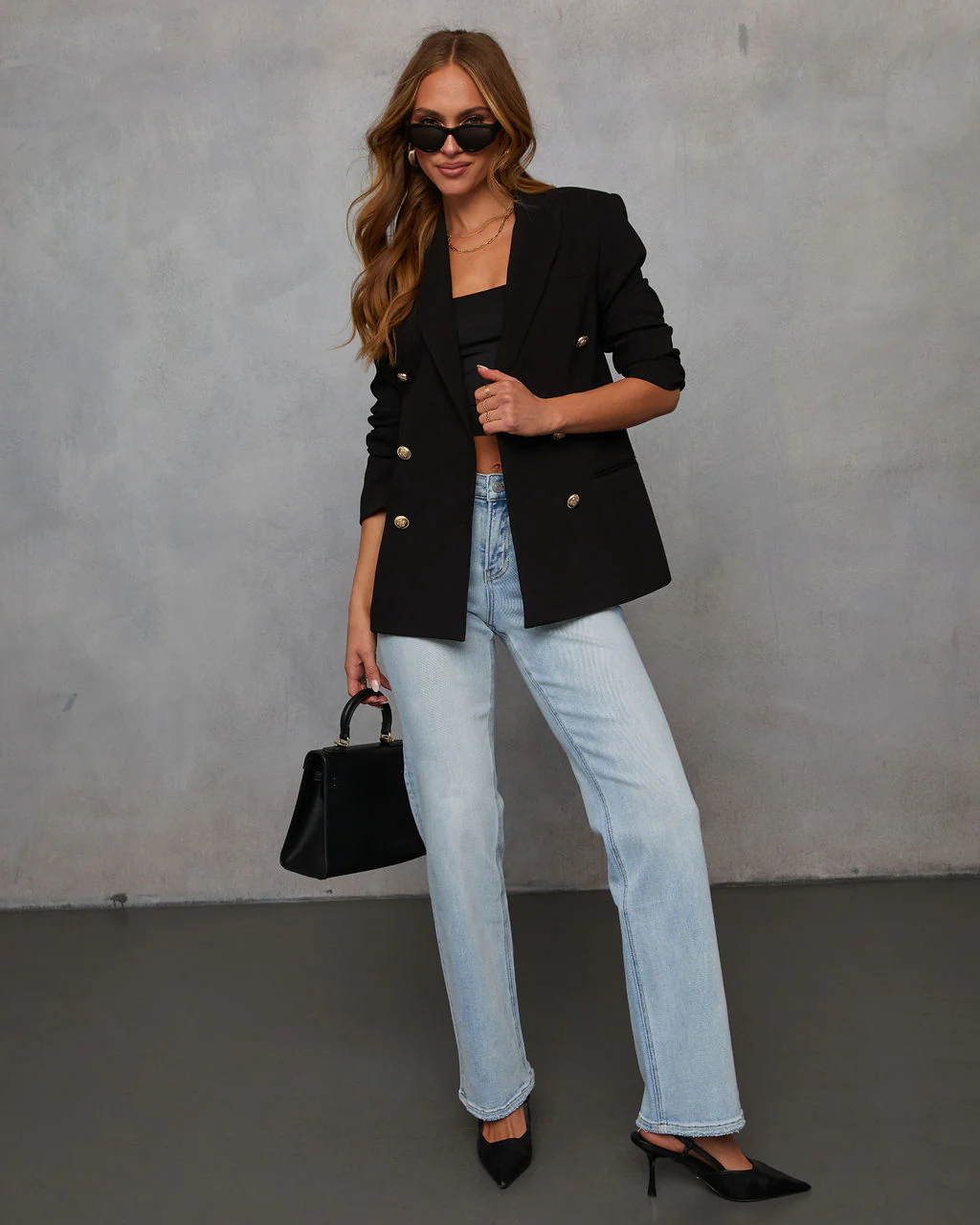 Serious Business Pocketed Blazer