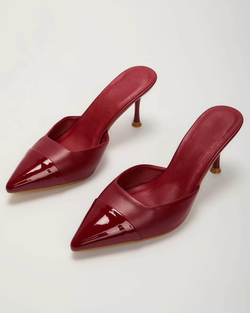 Love Affair Two Tone Pointed Toe Mule