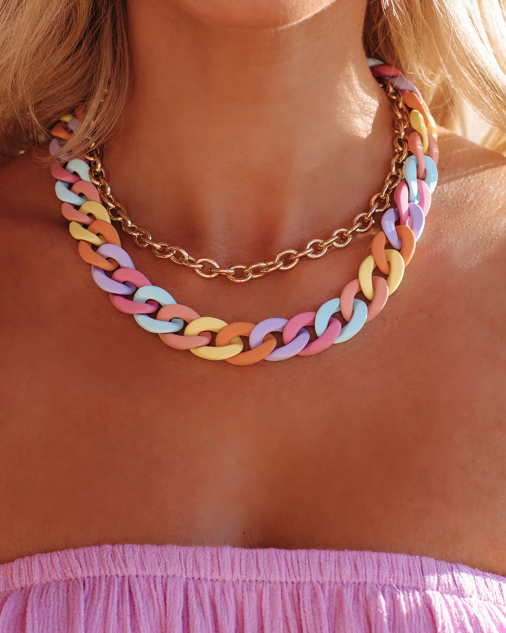 Like Candy Layered Chain Necklace