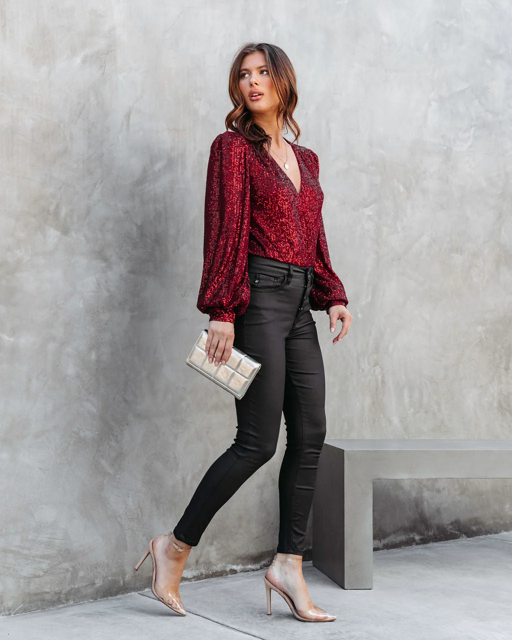 Shine Like No Other Sequin Bodysuit