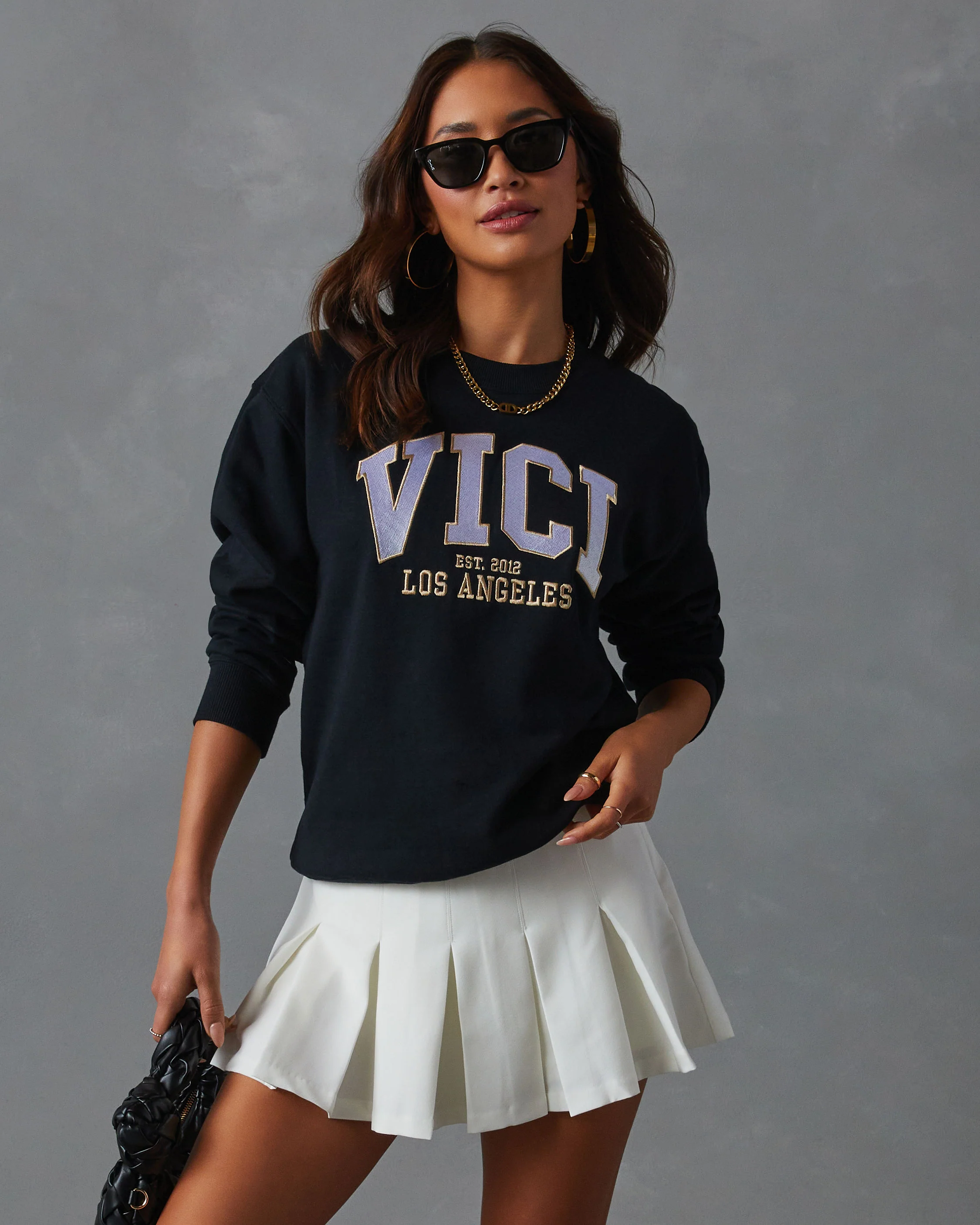VICI Logo Crew Neck Sweatshirt