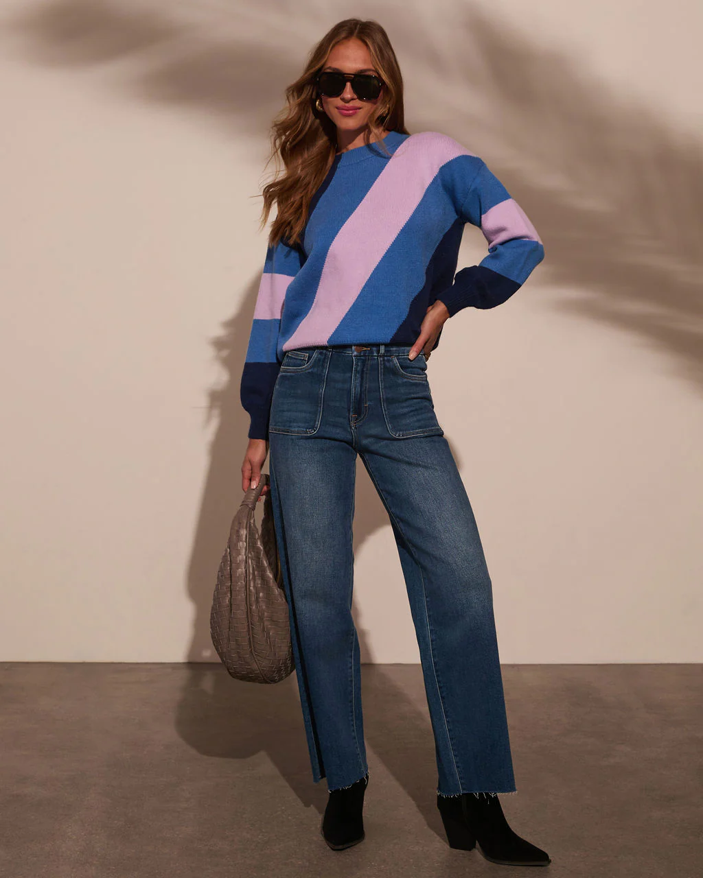 Hung Up On You Stripe Knit Sweater