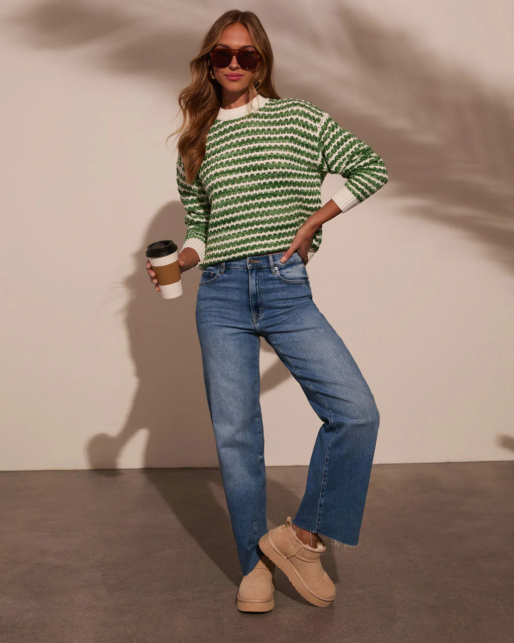 Liliana Striped Crewneck Sweater