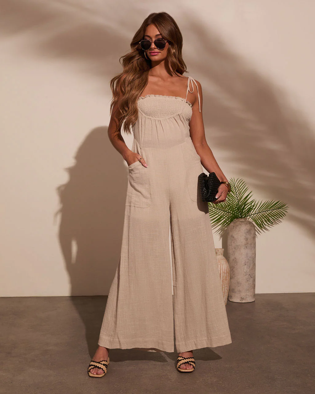 Paradise Pause Smocked Bust Jumpsuit