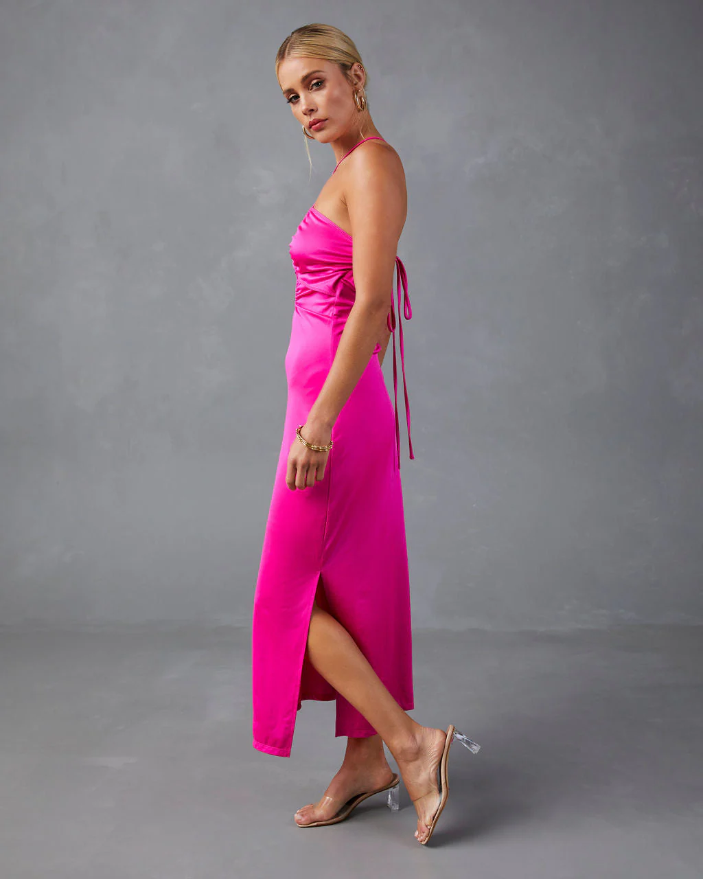 Sweet Amore Cutout Midi Dress