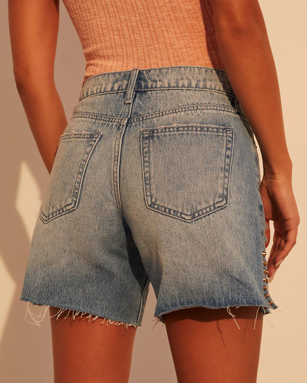 Oakley High Rise Denim Shorts