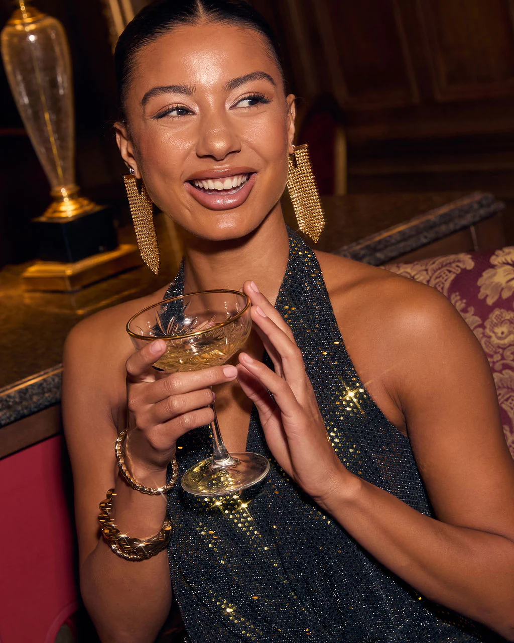 Night Life Statement Dangle Earrings