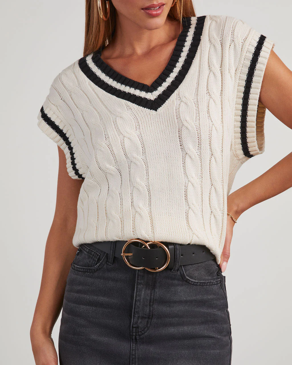 Melina Double Circle Buckle Belt