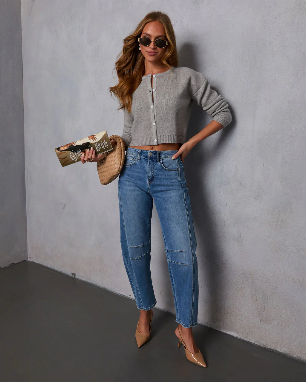 Simply Yours Knit Button Down Cardigan