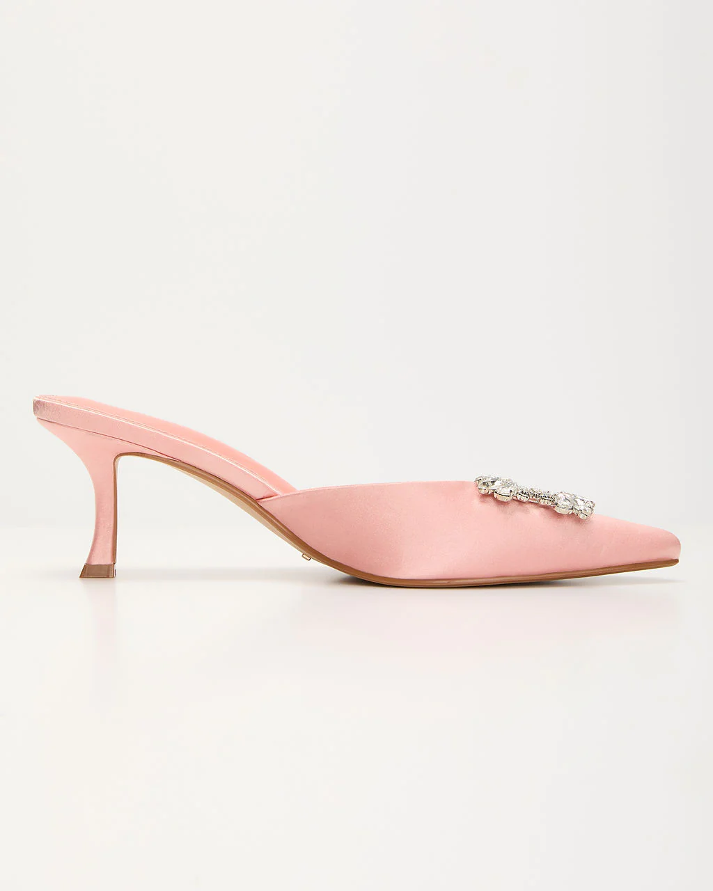 Lets Dance Rhinestone Buckle Mule