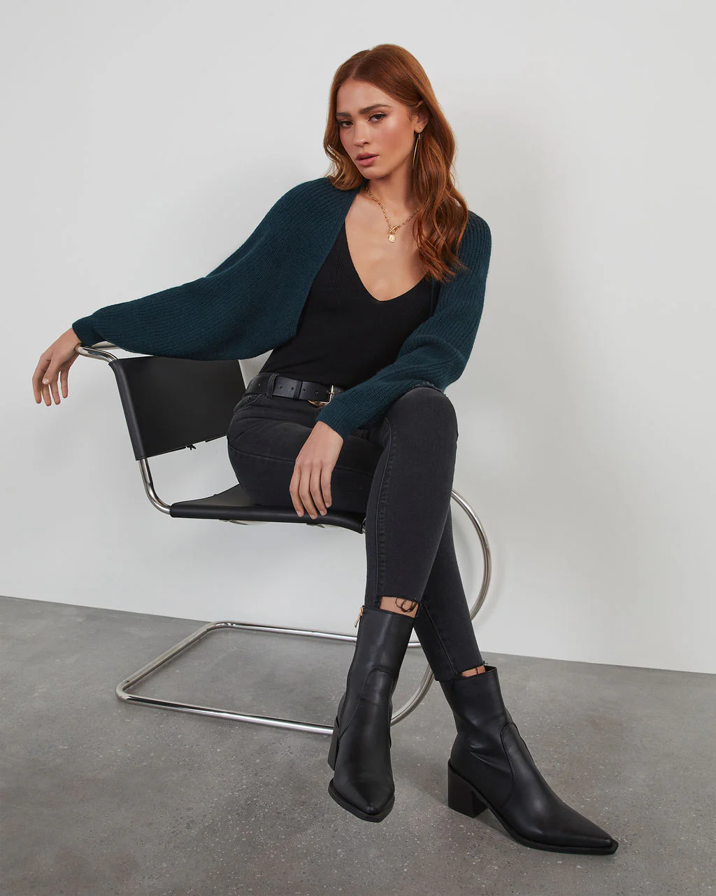 Lanelle Open Front Cardigan