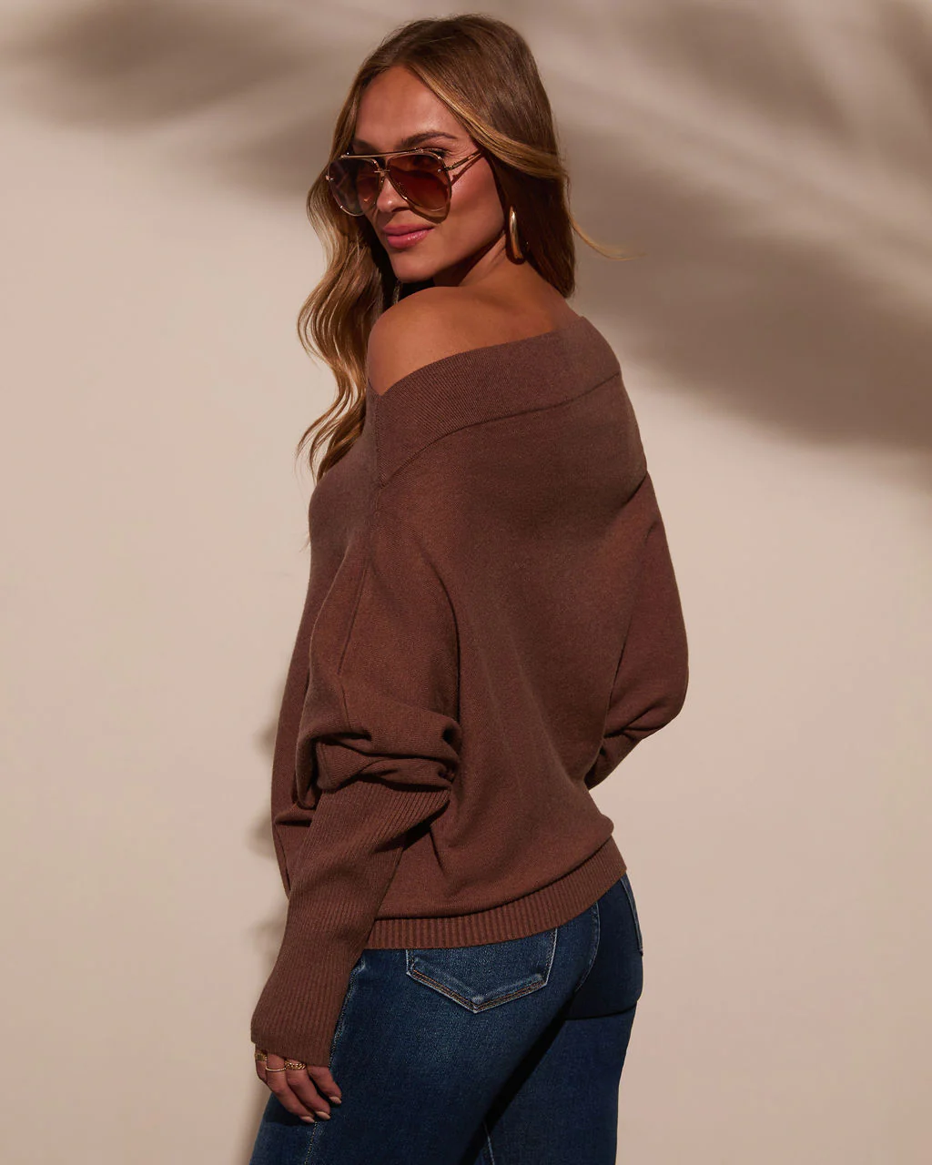 Everglow Off The Shoulder Sweater