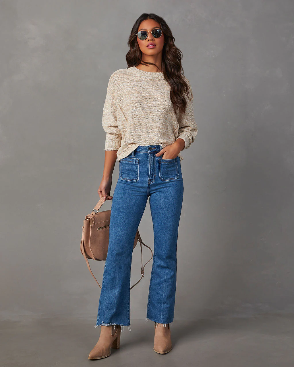 Hughes Crewneck Knit Sweater