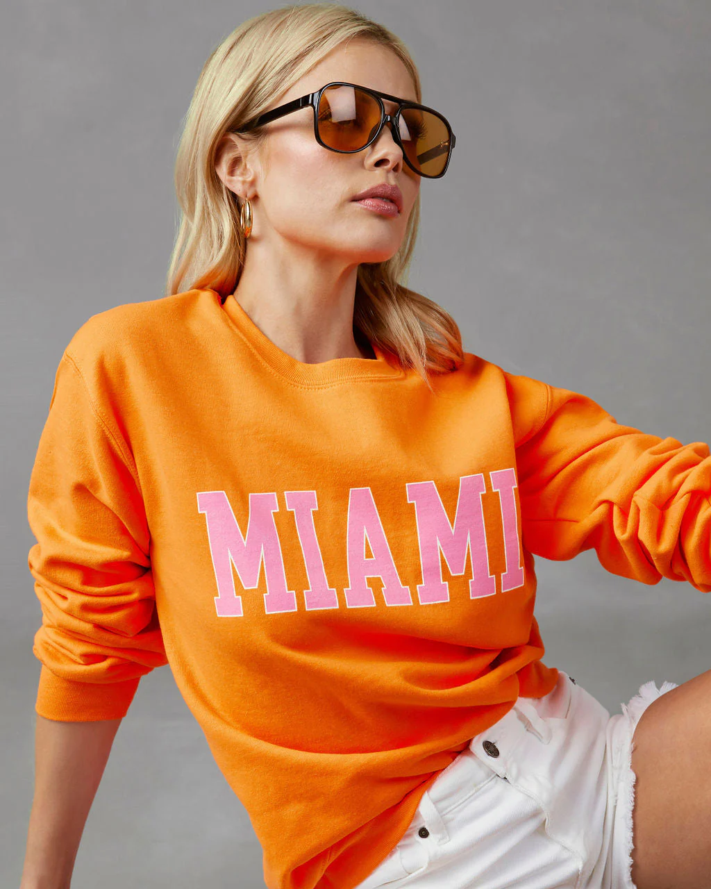 Miami Cotton Blend Sweatshirt