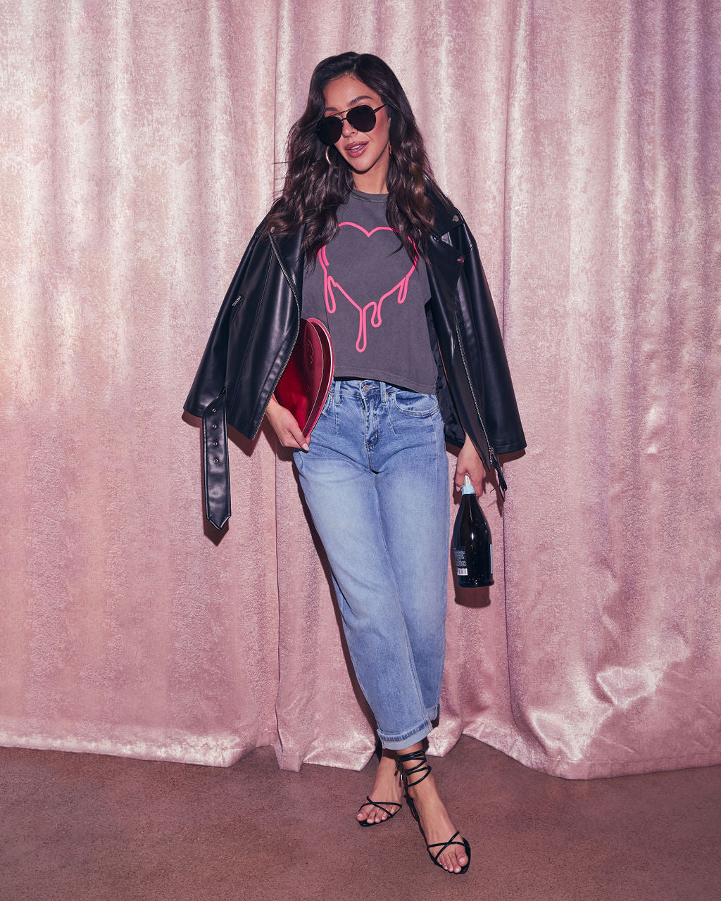 Plenty Of Love Muscle Tee Heart Graphic