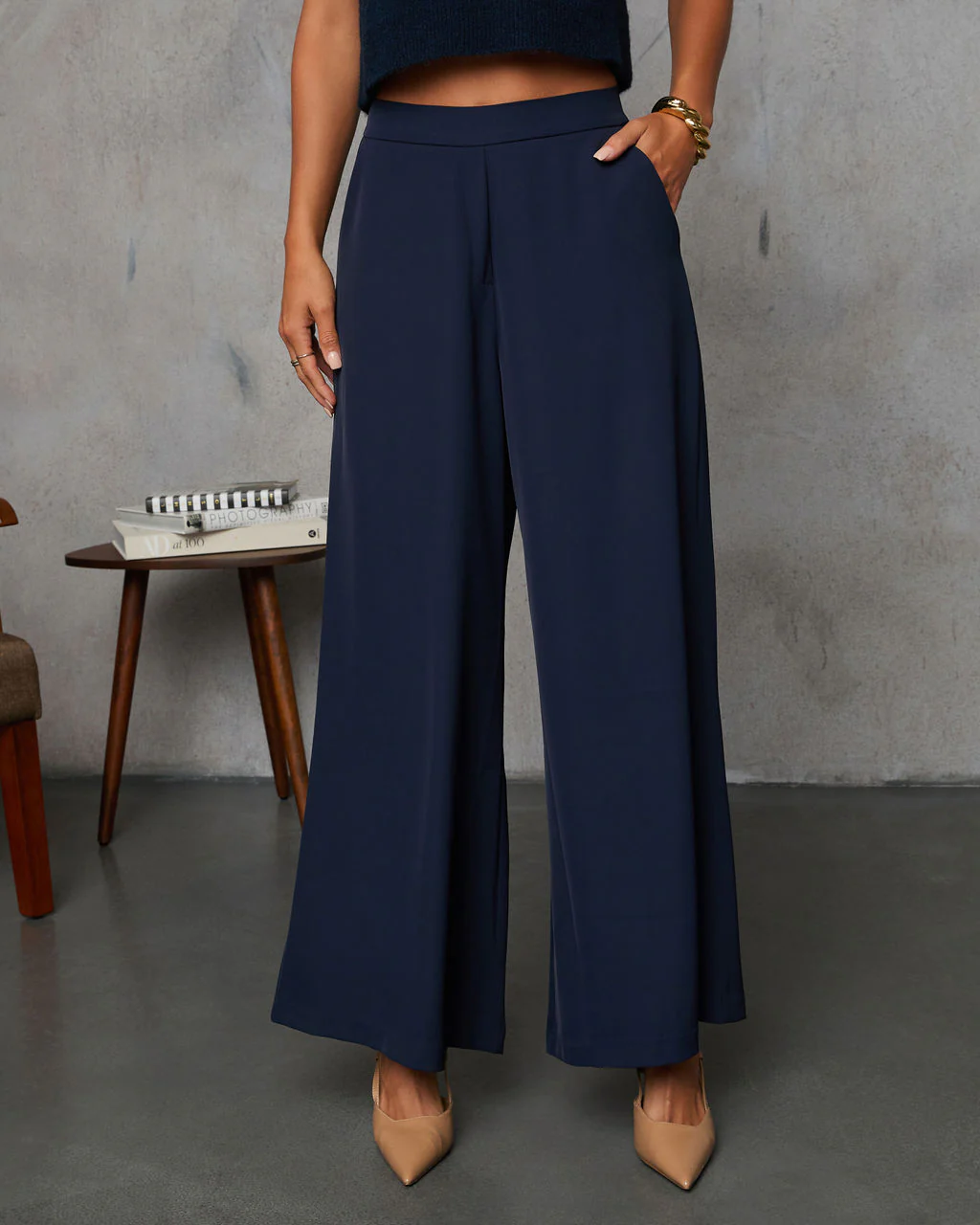 Madi Pocketed Wide Leg Pants