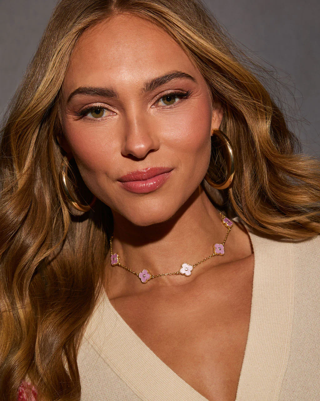 Madeline Clover Charm Necklace