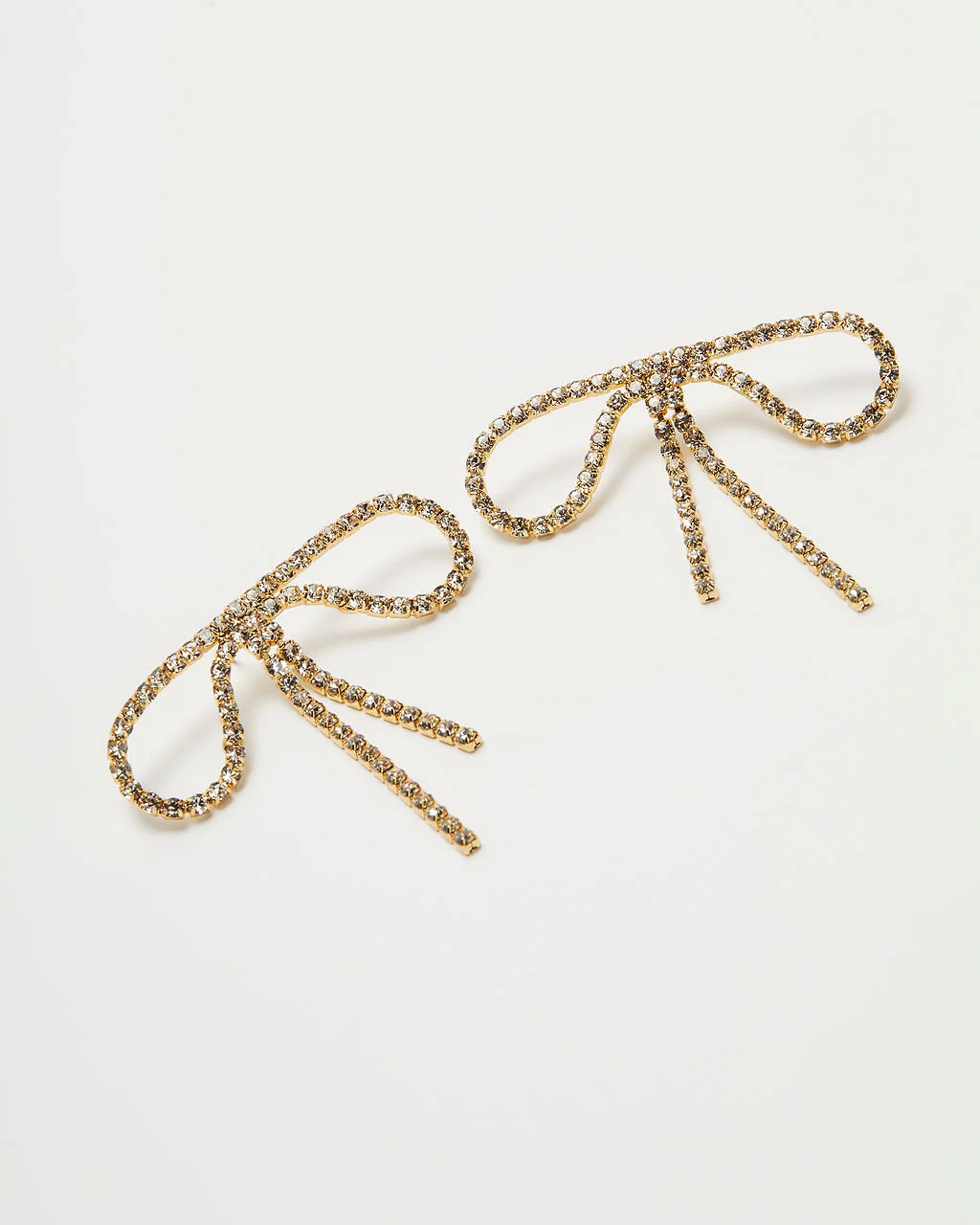Bristowe Rhinestone Bow Earrings