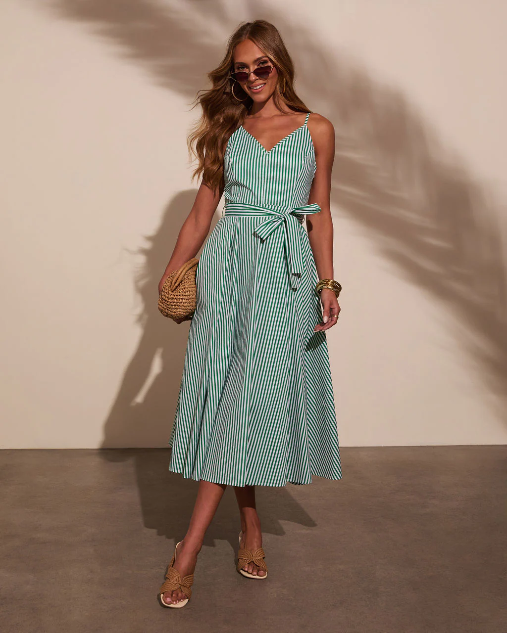 Lilliana Fit And Flare Midi Dress