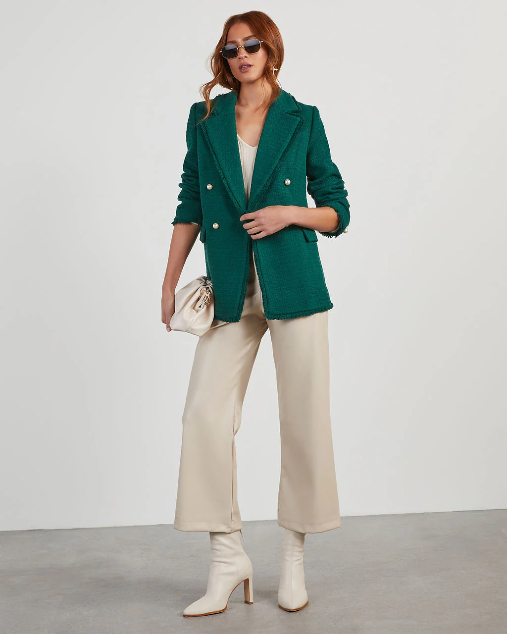 Workwear Icon Frayed Trim Blazer