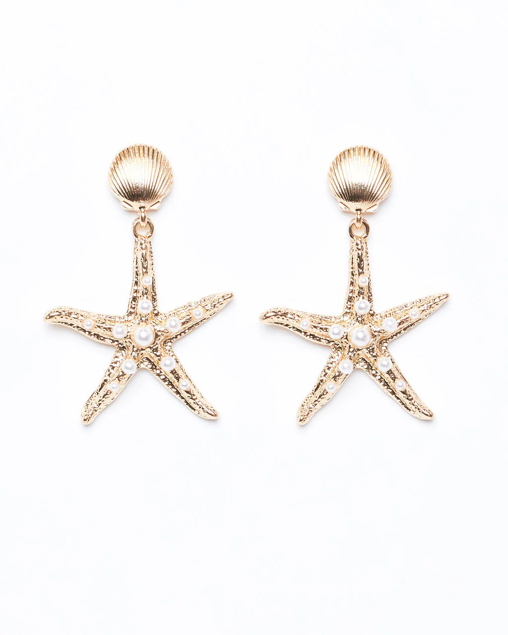 Starfish Drop Earrings